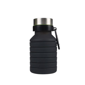 Open image in slideshow, ZIGGY 21 - COLLAPSIBLE SILICONE SPORTS WATER BOTTLE - REUSE, RECHARGE, REJUVENATE
